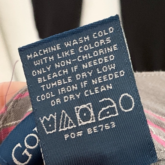 Golf America Skort Plaid Argyle Gray Pink Lime Green Sporty Cotton Stretch Sz 16 - Picture 3 of 14